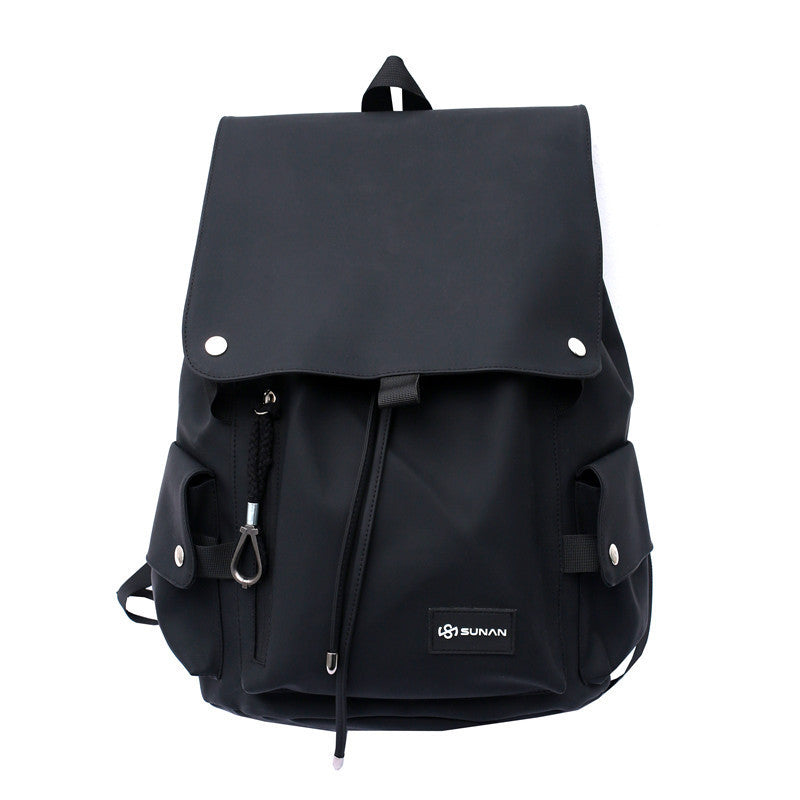 Hong Kong Trends Fresh Neutral Ins Locomotive Large-Capacity Large-Blanket Student Schoolbag 2021 Spring New Backpack