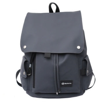 Hong Kong Trends Fresh Neutral Ins Locomotive Large-Capacity Large-Blanket Student Schoolbag 2021 Spring New Backpack