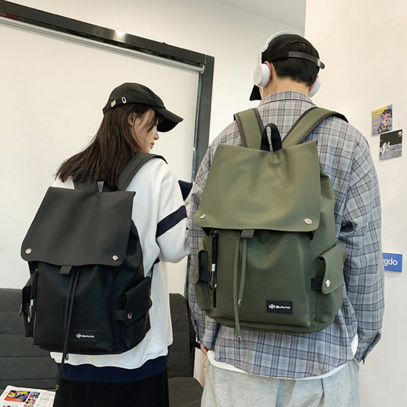 Hong Kong Trends Fresh Neutral Ins Locomotive Large-Capacity Large-Blanket Student Schoolbag 2021 Spring New Backpack